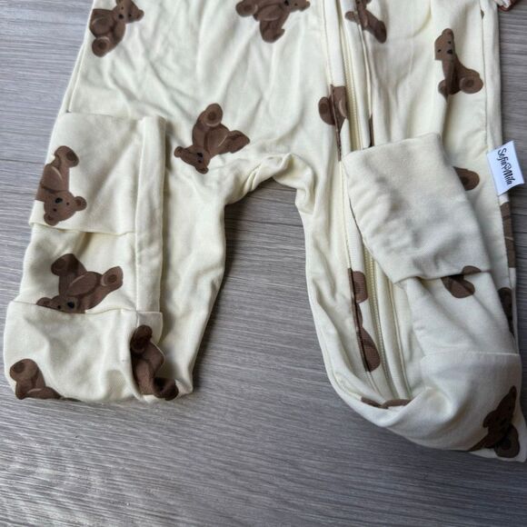 Sofia Mila Bamboo Baby Zippy Pajama size 3-6 months bear and dinosaur print - Picture 8 of 8